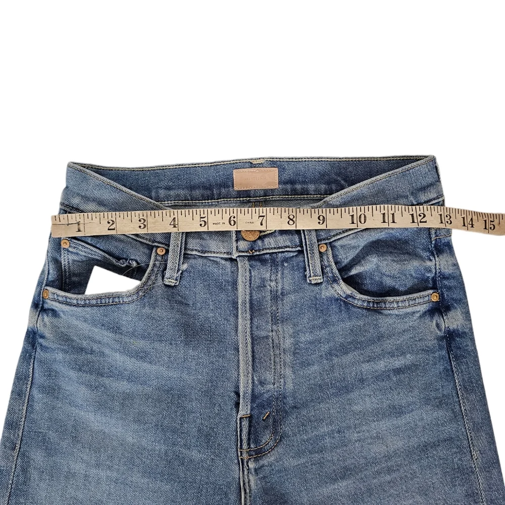 Mother Tomcat Ankle Fray Kitty Corner New With Tags Size 26 - Picture 5 of 10